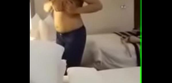  Desi Girl Shri Reddy from Telugu Dancing in Hotel Room